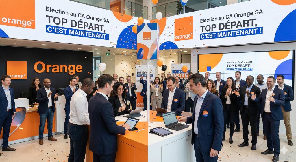 Election au CA Orange SA, Top Départ, C’est Maintenant !