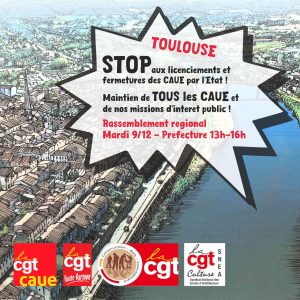 STOP AUX LICENCIEMENTS DANS LES CAUE 1000 EMPLOIS MENACES